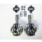 black_ZERAY ZP-108S Cycling Road Bike MTB Clipless Pedals Self-locking Pedals SPD Compatible Pedals 