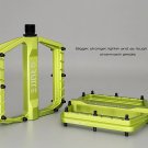 green_2024New SHANMASHI DH mountain bike fat comfort pedal 3 bearing bicycle flat pedal aluminum all green_2024New SHANMASHI DH mountain bike fat comfort pedal 3 bearing bicycle flat pedal aluminum all