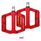 MZ-928 red_Bike Pedals  Reflective Ultralight Aluminum /Nylon Sealed Bearings Road Bmx Mtb Pedals No