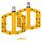 MZ-928 yellow_Bike Pedals  Reflective Ultralight Aluminum /Nylon Sealed Bearings Road Bmx Mtb Pedals