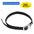 20 pcs_20pcs Harness Belts for Spinning Bike Cycling Pedal Shoes Cage Gym  Road Folding Workout Demo