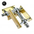 Gold_SMS Ultralight Aluminum Alloy Pedals for MTB Road Bike, Non-slip, Classical and Wooden Retro St Gold_SMS Ultralight Aluminum Alloy Pedals for MTB Road Bike, Non-slip, Classical and Wooden Retro St
