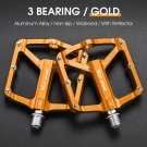 3 Bearing 103 Gold_WEST BIKING 3 Bearings Reflective Bike Pedal Aluminum Alloy Anti Slip Bicycle Ped 3 Bearing 103 Gold_WEST BIKING 3 Bearings Reflective Bike Pedal Aluminum Alloy Anti Slip Bicycle Ped