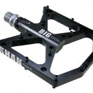 black_New Ultralight Bicycle Pedals Part Anti-slip CNC Aluminum Body Road MTB Flat Foot Cycling Seal