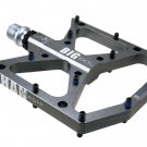 Light Grey_New Ultralight Bicycle Pedals Part Anti-slip CNC Aluminum Body Road MTB Flat Foot Cycling