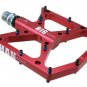Red_New Ultralight Bicycle Pedals Part Anti-slip CNC Aluminum Body Road MTB Flat Foot Cycling Sealed