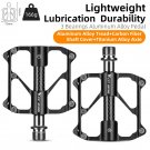 A Titanium Axle_WEST BIKING Titanium Axle Bike Pedal Ultralight 3 Bearing Carbon Shaft Cover Bicycle A Titanium Axle_WEST BIKING Titanium Axle Bike Pedal Ultralight 3 Bearing Carbon Shaft Cover Bicycle