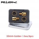 16mm-golden_Risk RT109 Titanium Bike Pedals Extenders 16mm/20mm With Washer MTB Mountian Bicycle Lig