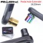 20mm-rainbow_Risk RT109 Titanium Bike Pedals Extenders 16mm/20mm With Washer MTB Mountian Bicycle Li