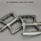Titanium color_Ultralight Titanium 3 Bearings Bicycle Pedals Mountain Bike Pedal Anti-slip Footboard