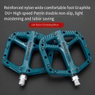 Blue_ROCKBROS Ultralight Seal Bearings Bicycle Bike Pedals Cycling Nylon Road bmx Mtb Pedals Flat Pl