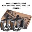 black_VXM Bicycle Pedals Ultralight MTB Road Pedal Cycling Mountain Bike Part Foot Plat Anti-slip 9'