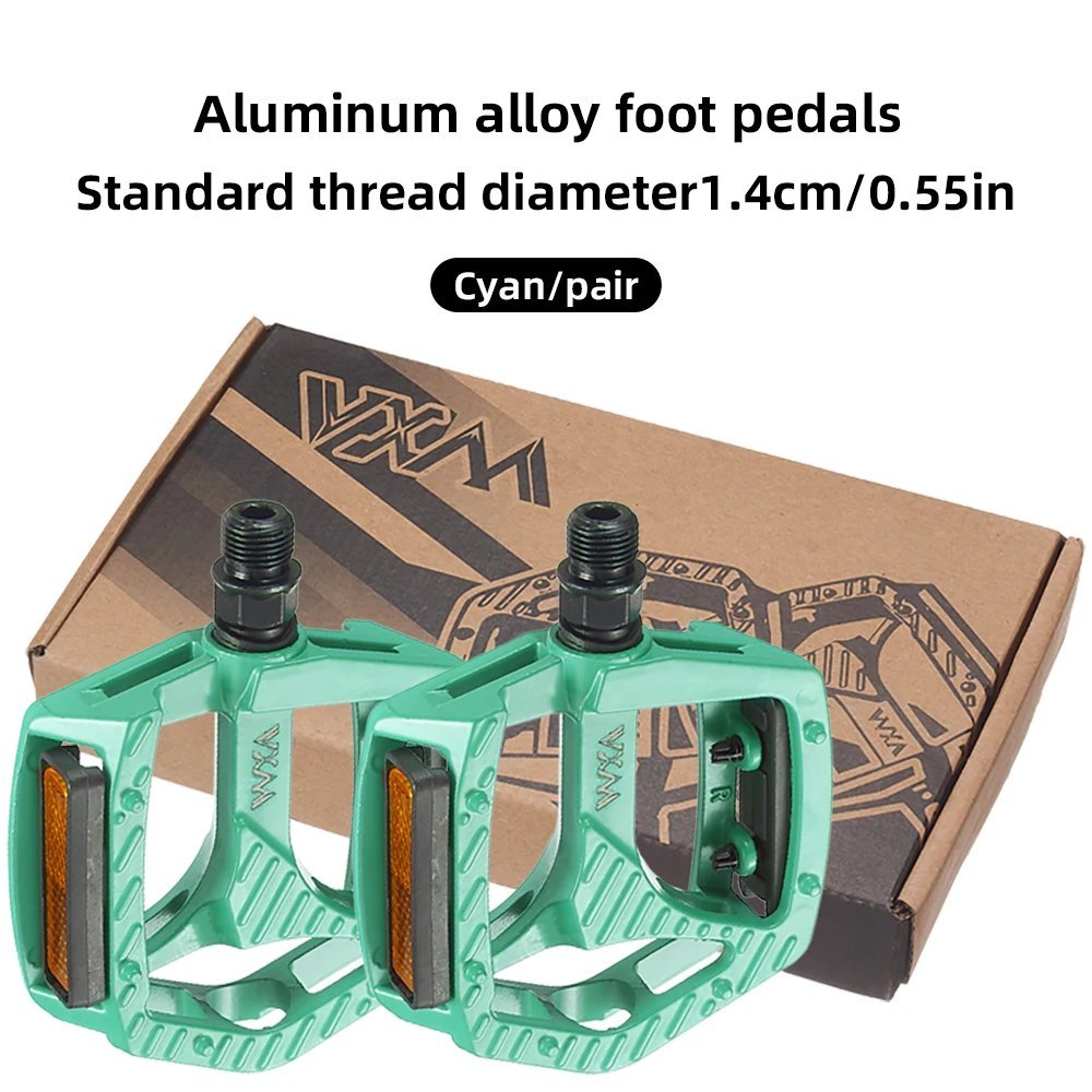 SKY BLUE_VXM Bicycle Pedals Ultralight MTB Road Pedal Cycling Mountain Bike Part Foot Plat Anti-slip