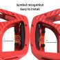 SKY BLUE_VXM Bicycle Pedals Ultralight MTB Road Pedal Cycling Mountain Bike Part Foot Plat Anti-slip