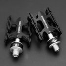K320F-BK_ROCKBROS Bicycle Pedales Mtb Quick Release CNC Rainproof Seal Bearing 8.2cm Widened Non-sli