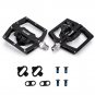 PD15-AM-Black_ZTTO MTB Mountain Bike Safest Clipless Pedal Self Locking XC with Cleats Click Compati