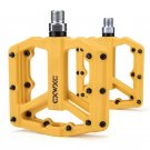 01_CXWXC Bicycle Nylon Pedals Triple Perrin Sealed Bearing Wide Area Anti-slip Spike Foot MTB Pedal 