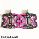 Y06 black purple_2021 New Wide Flat Mountain Road Cycling Bicycle Bike Pedal 3 Sealed Bearings 9/16 Y06 black purple_2021 New Wide Flat Mountain Road Cycling Bicycle Bike Pedal 3 Sealed Bearings 9/16