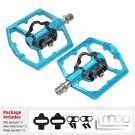 FK-155 blue_Self-locking Pedal 3 Bearings Wide Bicycle Pedals Ultralight Anti-slip CNC  MTB Road SPD