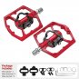 FK-155 red_Self-locking Pedal 3 Bearings Wide Bicycle Pedals Ultralight Anti-slip CNC MTB Road SPD
