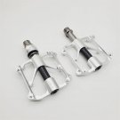 silvery_Aceoffix for Brompton Pedal Ti Axis 3 Bearing Titanium Alloy Left Quick Release Pedal MKS fo silvery_Aceoffix for Brompton Pedal Ti Axis 3 Bearing Titanium Alloy Left Quick Release Pedal MKS fo