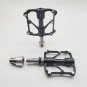 silvery_Aceoffix for Brompton Pedal Ti Axis 3 Bearing Titanium Alloy Left Quick Release Pedal MKS fo