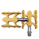 gold_Litepro Folding Bike K3 Pedal Sealed Bearing Aluminum Alloy Non-slip MTB Road BMX Universal Bic gold_Litepro Folding Bike K3 Pedal Sealed Bearing Aluminum Alloy Non-slip MTB Road BMX Universal Bic