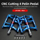JT410BL_ROCKBROS Bicycle Pedals Waterproof Ultralight Aluminium Alloy MTB Mountain Bike Pedals Flat 