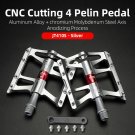 JT410S_ROCKBROS Bicycle Pedals Waterproof Ultralight Aluminium Alloy MTB Mountain Bike Pedals Flat 4