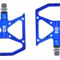 big dog blue_Ultralight flat foot Mountain Bike Pedals MTB CNC Aluminum Alloy Sealed 3 Bearing Ant