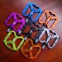 big dog blue_Ultralight flat foot Mountain Bike Pedals MTB CNC Aluminum Alloy Sealed 3 Bearing Ant
