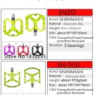 big dog gold_Ultralight  flat foot Mountain Bike Pedals MTB CNC Aluminum Alloy Sealed 3 Bearing Anti