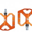 ENZO orange_Ultralight flat foot Mountain Bike Pedals MTB CNC Aluminum Alloy Sealed 3 Bearing Anti- ENZO orange_Ultralight flat foot Mountain Bike Pedals MTB CNC Aluminum Alloy Sealed 3 Bearing Anti-