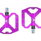 ENZO purple_Ultralight  flat foot Mountain Bike Pedals MTB CNC Aluminum Alloy Sealed 3 Bearing Anti-