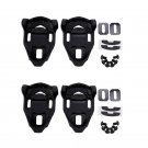 PURPLE_4X Bike Cleat Set Plastic Black Road Bike Cycling Pedal Cleat Lock For Time Iclic/X-Presso Pe PURPLE_4X Bike Cleat Set Plastic Black Road Bike Cycling Pedal Cleat Lock For Time Iclic/X-Presso Pe