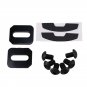 PURPLE_4X Bike Cleat Set Plastic Black Road Bike Cycling Pedal Cleat Lock For Time Iclic/X-Presso Pe
