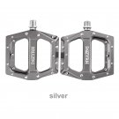 MZ-326 silver_MZYRH  Bike Pedals MTB Pedal Aluminum Bicycle Wide Platform Flat Pedals 9/16"  Sealed 
