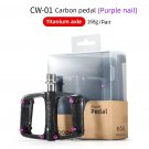 carbon Purple nail_WOODMAN Bicycle Pedal Carbon Body Folding Bike Pedal Titanium Alloy Axle Weight 1 carbon Purple nail_WOODMAN Bicycle Pedal Carbon Body Folding Bike Pedal Titanium Alloy Axle Weight 1