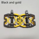 black and gold_2023  New Non-Slip Mountain Bike Pedals,Ultra Strong  Aluminum alloy 9/16" 3 Sealed B