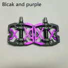 black and purple_2023  New Non-Slip Mountain Bike Pedals,Ultra Strong  Aluminum alloy 9/16" 3 Sealed