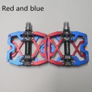 red and blue_2023 New Non-Slip Mountain Bike Pedals,Ultra Strong Aluminum alloy 9/16" 3 Sealed Bea red and blue_2023 New Non-Slip Mountain Bike Pedals,Ultra Strong Aluminum alloy 9/16" 3 Sealed Bea