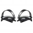Long axis 12_Exercise Bike Pedals 9/16 Universal Bike Pedal With Straps Universal Stationary Recumbe
