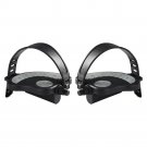 Short axis 12_Exercise Bike Pedals 9/16 Universal Bike Pedal With Straps Universal Stationary Recumb