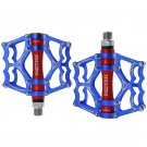 MZ-Y05-Blue Red_MZYRH Y05 Bike Pedals Ultralight Aluminum 3 Sealed Bearings Road Bmx Mtb Bicycle Ped