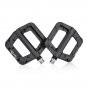 black_2Pair/1Pair MTB Bike Pedals Non-Slip Mountain Bike Pedals Platform Nylon fiber Bicycle Flat Pe