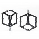 99 black_CNC Aluminum Alloy Ultralight Bicycle Pedal, 3 Bearings, Anti-Slip, CNC, BMX, MTB, Bike Acc