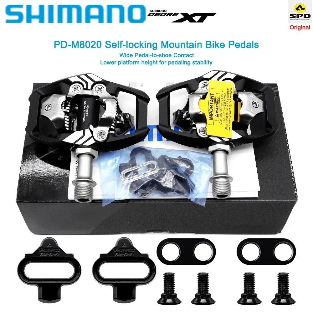 PD-M8100_Shimano DEORE XT PD-M8100 Bike Pedal With SH51 Cleats For MTB Mountain Racing Class Self-Lo