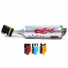 1PC_Turbo Motorcycle Sound Exhaust Spoke Pipe Exhaust System MTB Bike Spoke Scratch Proof Turbine Cy