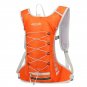 Orange_Outdoor Cycling Backpack Portable Waterproof Bicycle Bags Outdoor Sports Climbing Hiking Pouc