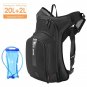A 20L Black Set_WEST BIKING Ultralight Bicycle Bag 10L Sports Hydration Backpack Ergonomics MTB Road